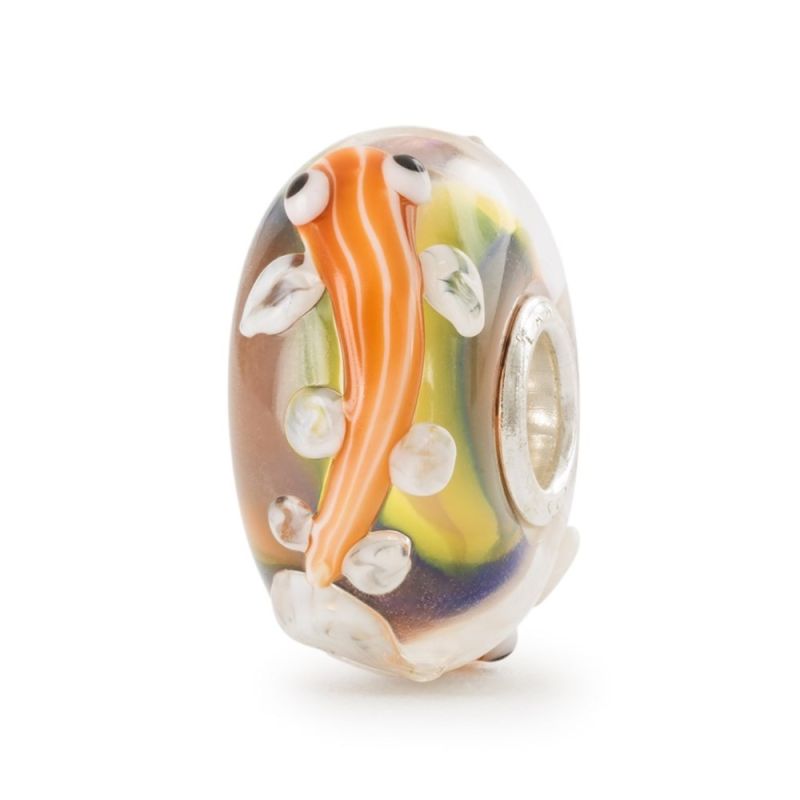 KORALIK Trollbeads, Orange Energy Fish