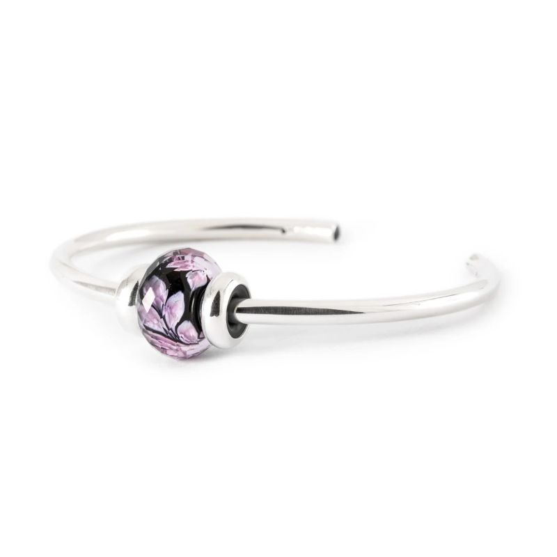 BRANSOLETA Trollbeads, Amethyst Serenity BangleXS