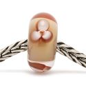 KORALIK Trollbeads, Cappuccino Flower Bead