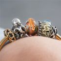 KORALIK Trollbeads, Orange Energy Fish